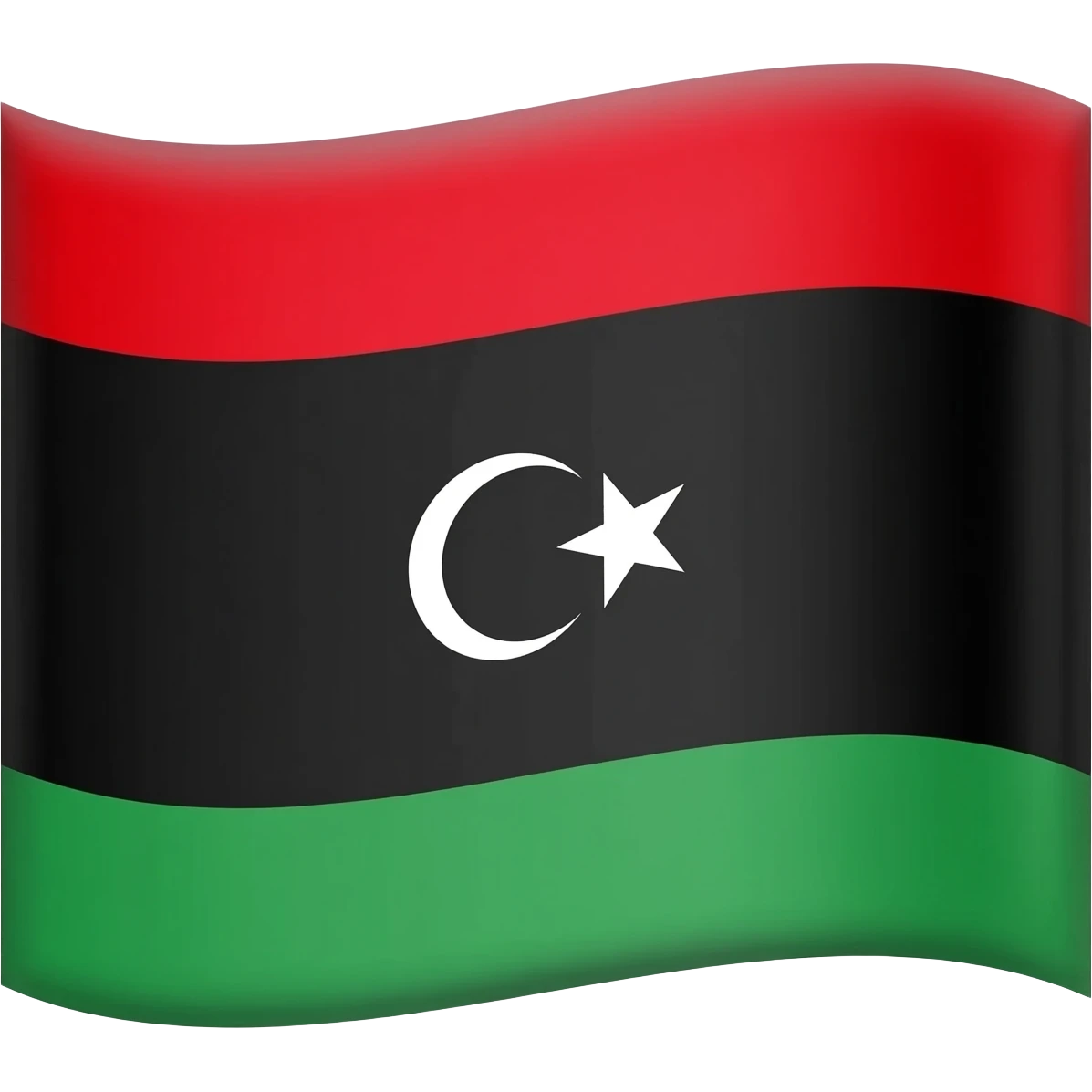 Green libya flag 2009 emoji