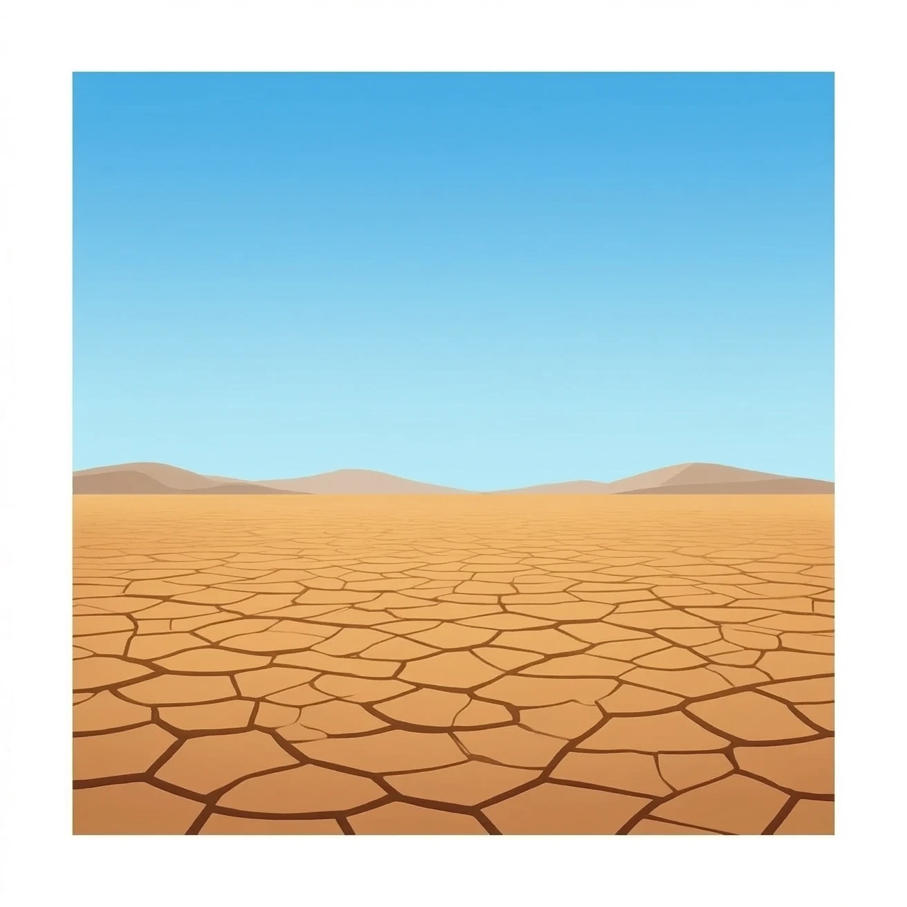 dry cracked dirt emoji