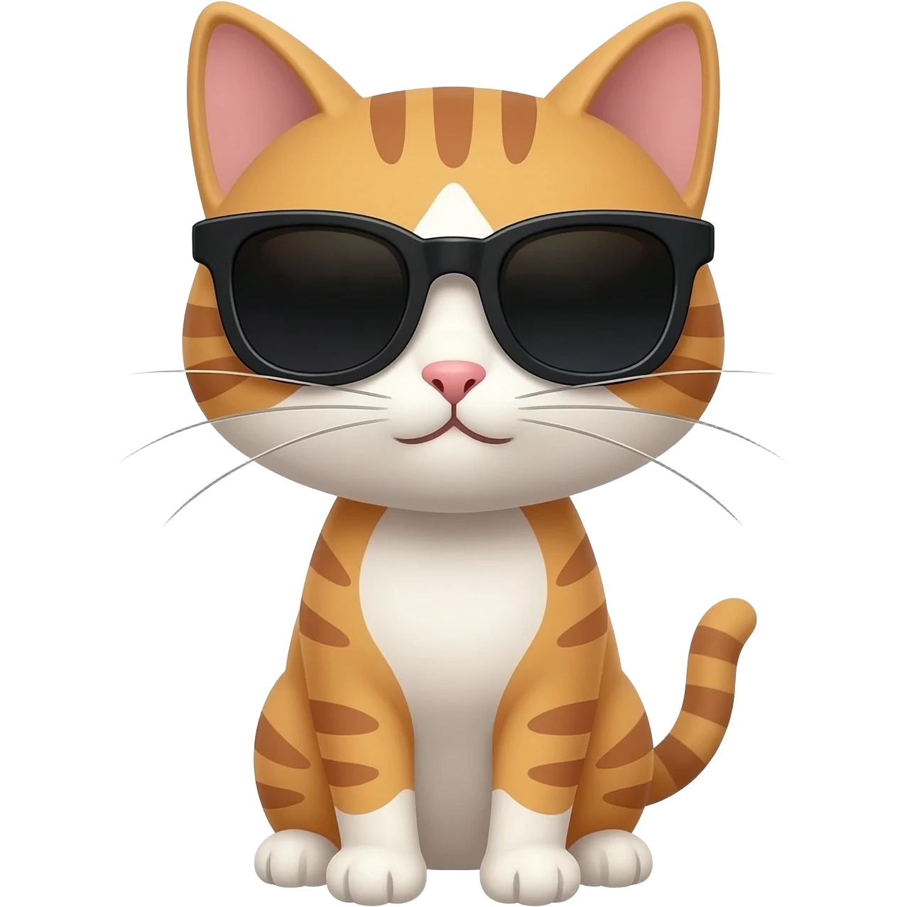 Cat wearing sunglasses emoji