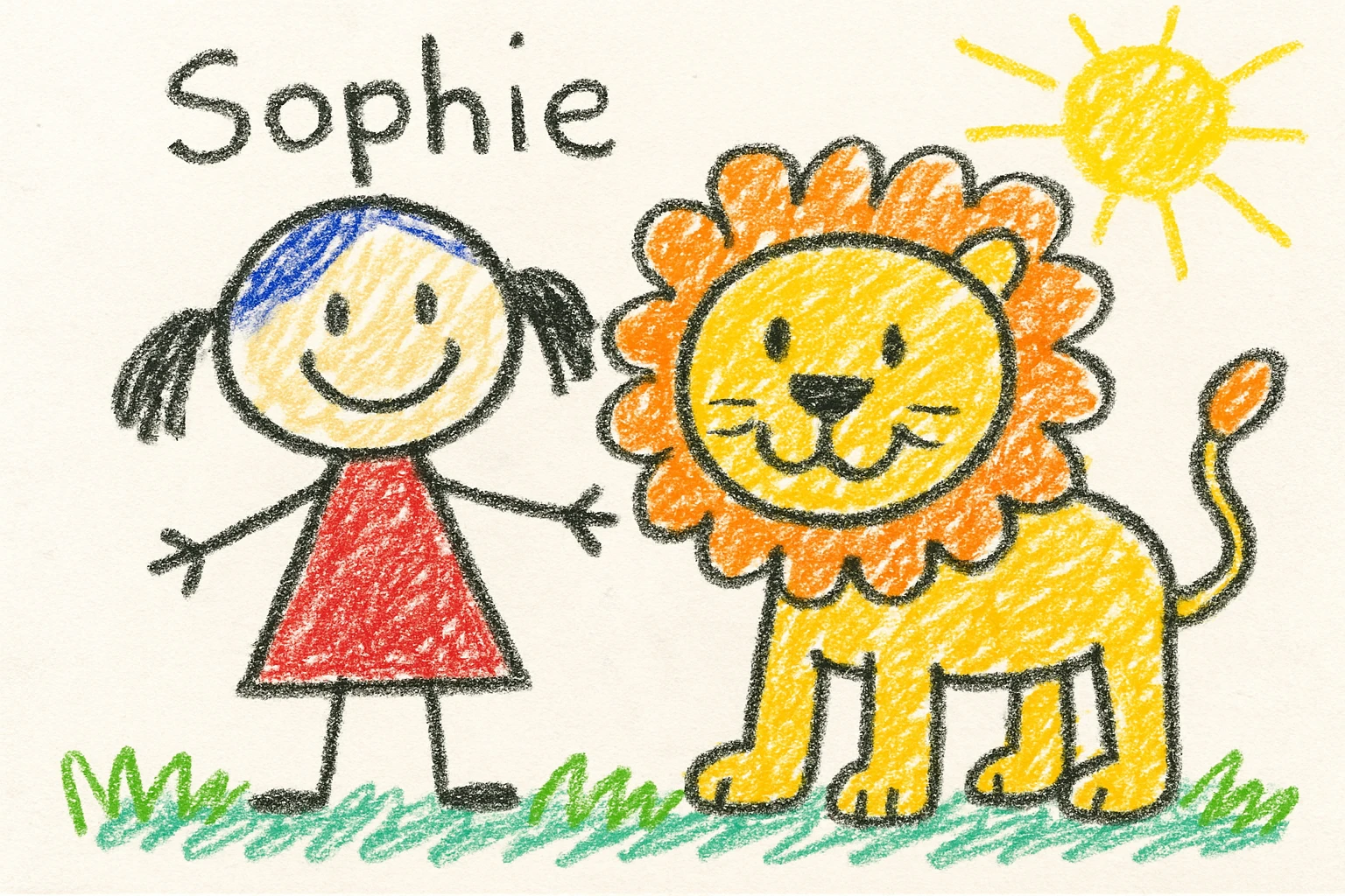 Sophie hat lion emoji