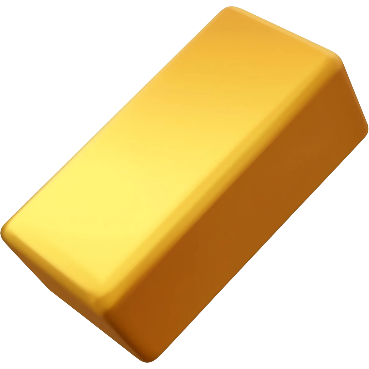 Gold brick emoji