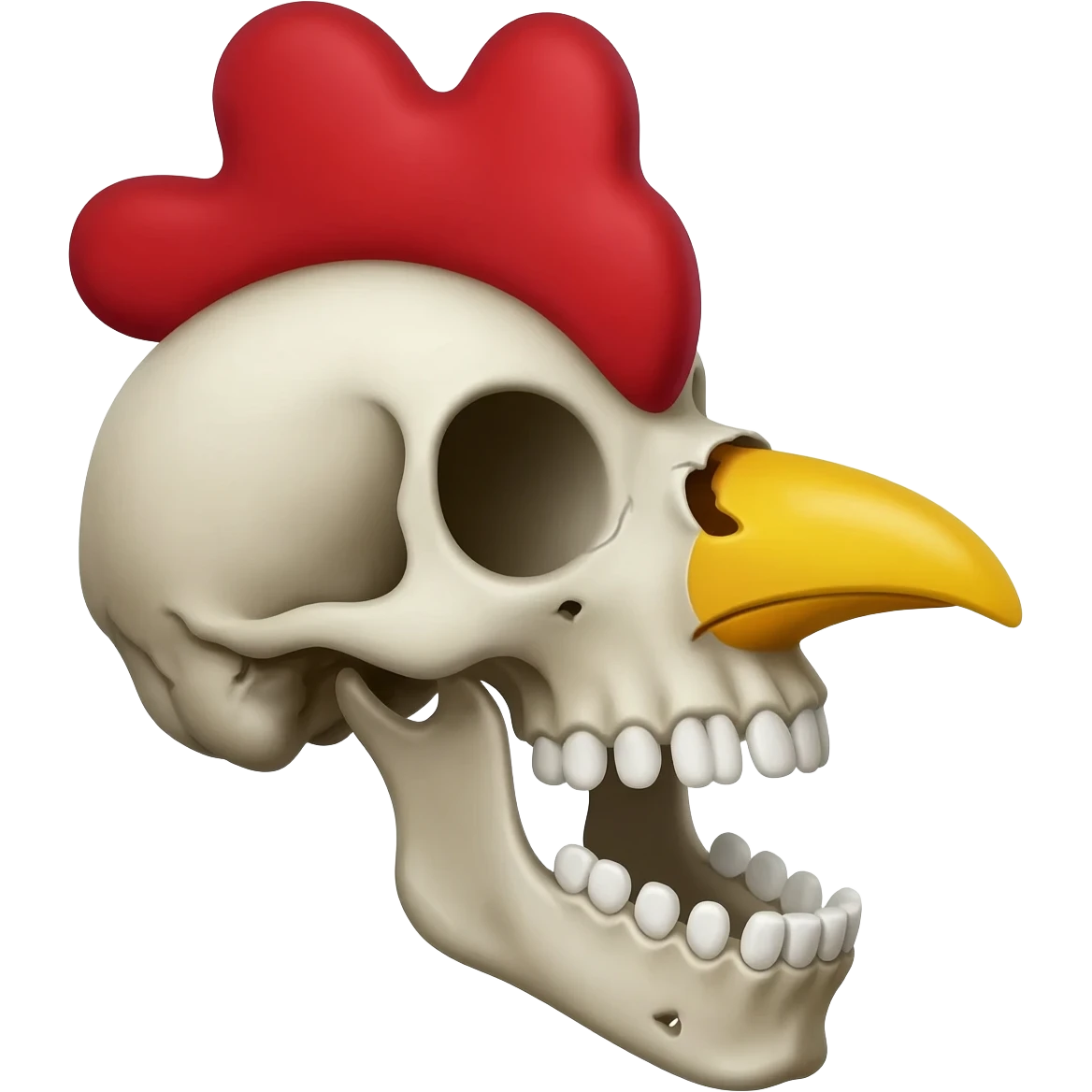 This is a tubalacatumba chicken skull from galinha pintadinha and😭😭😭😭😭🤣🤣🤣🤣🤣🐔 emoji