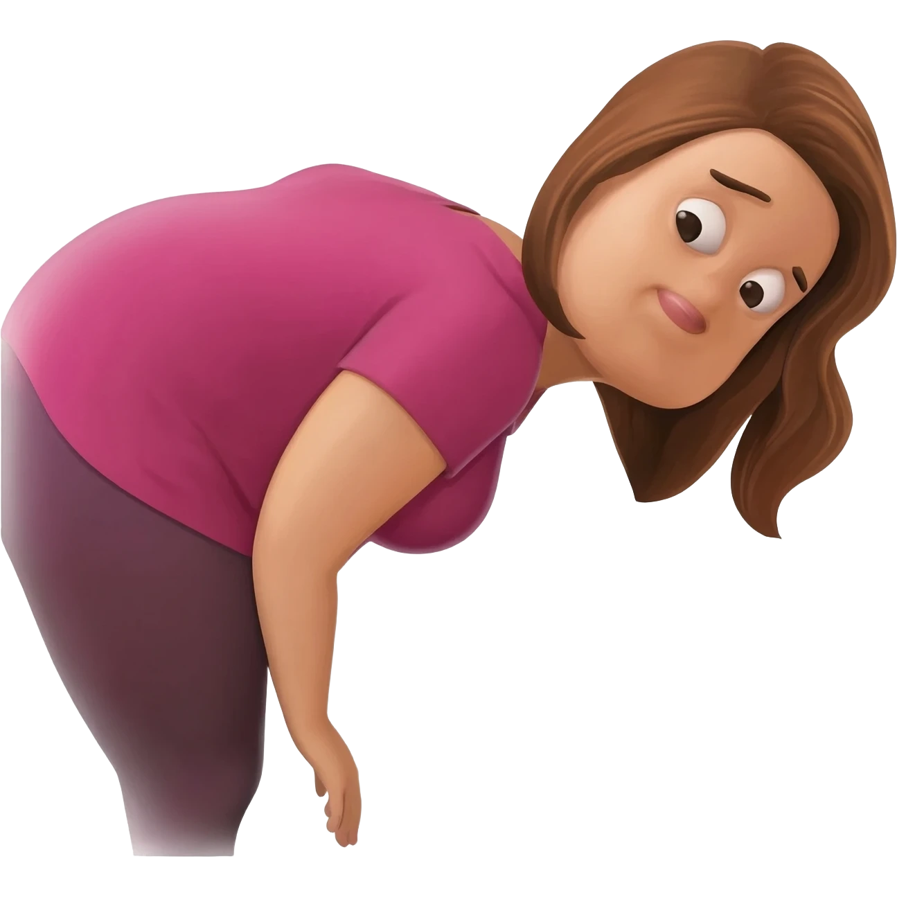 Bbw bending over emoji