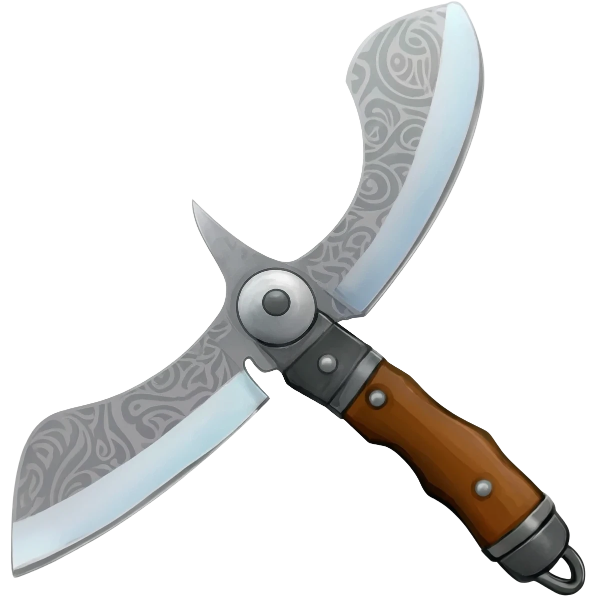 A balisong knife emoji