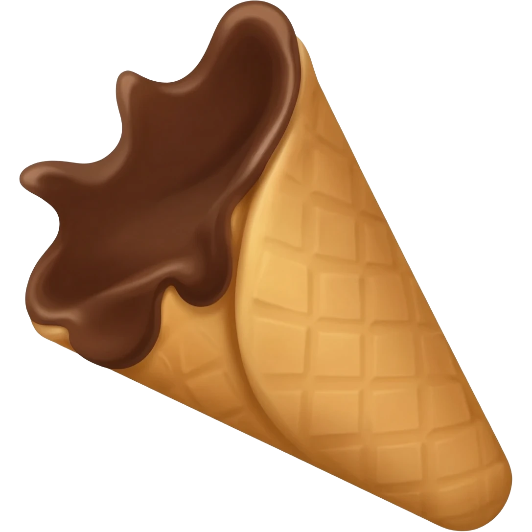 Crepe chocolate emoji