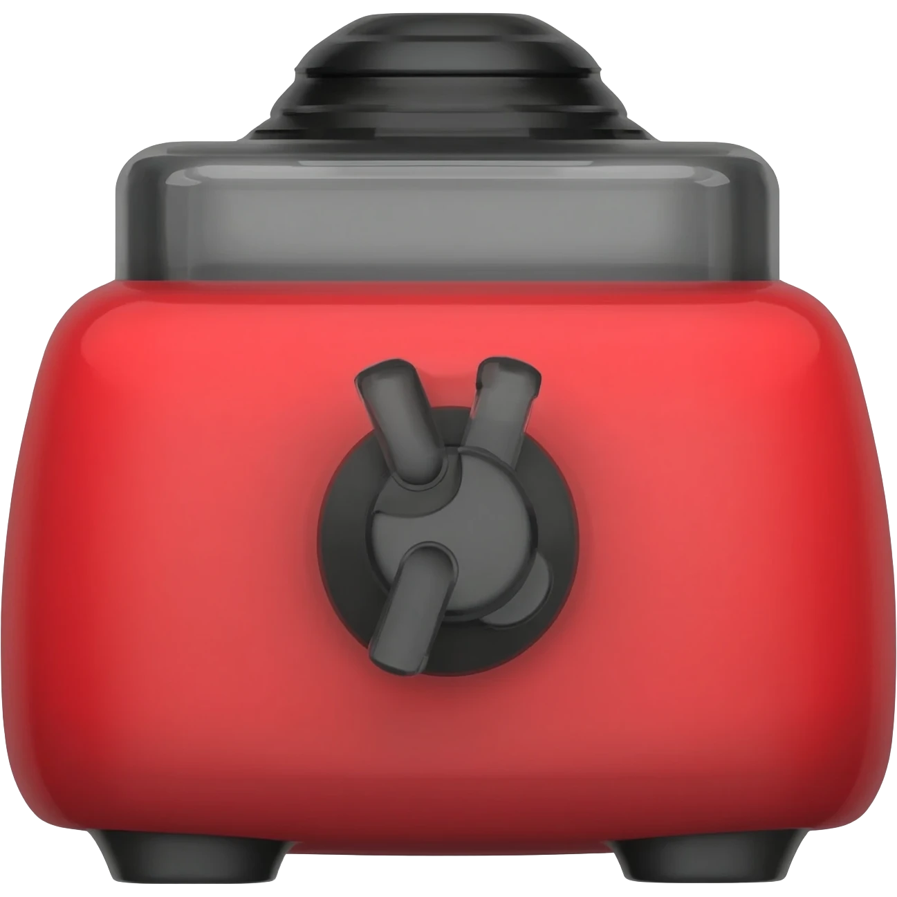 Red and Black Blender emoji
