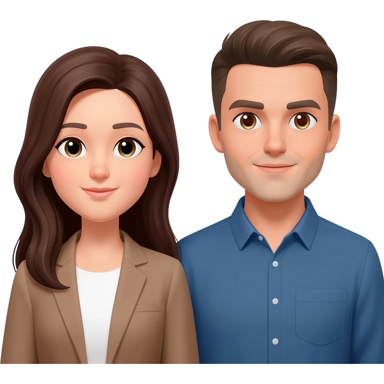 Woman and man emoji