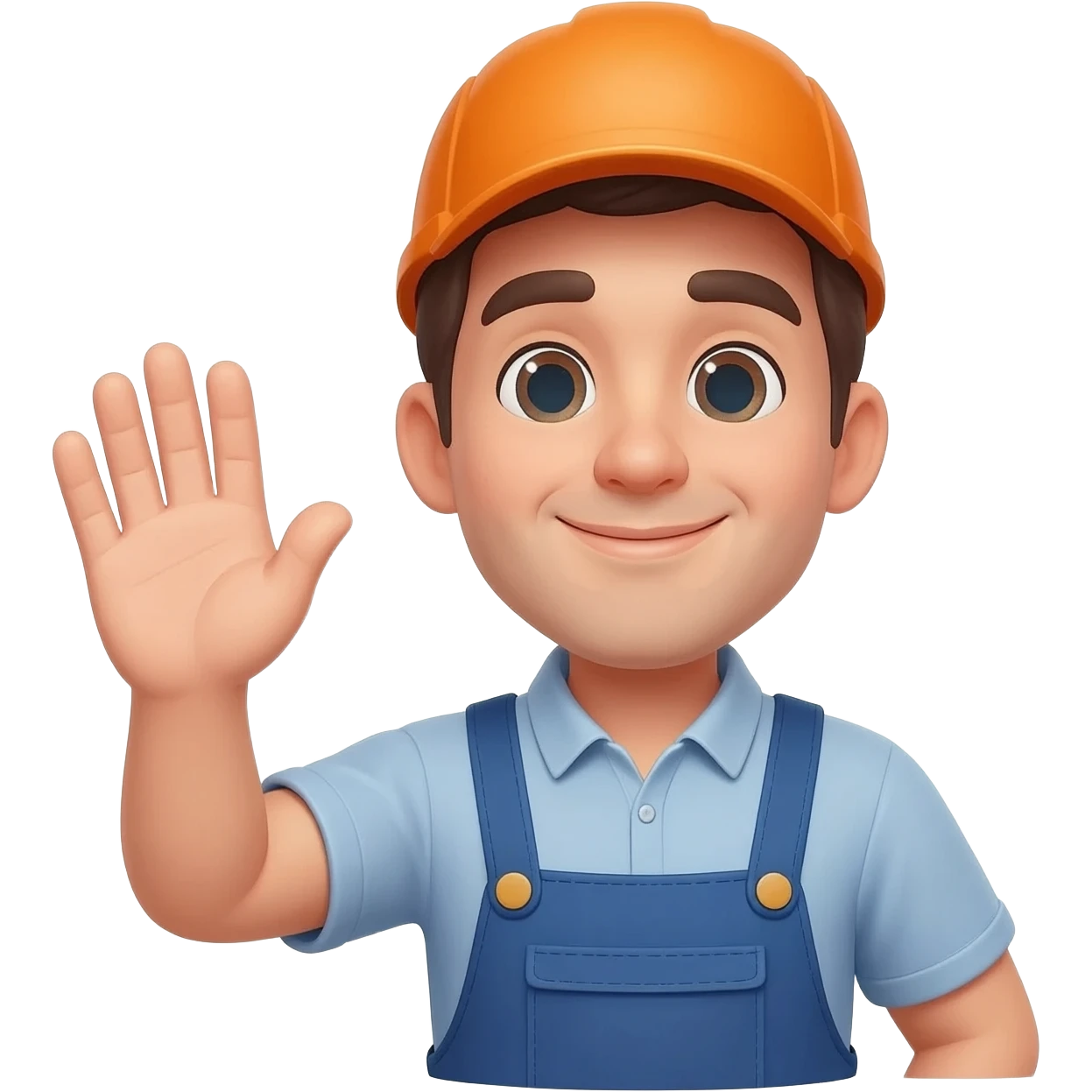 trabajador despidiendose emoji