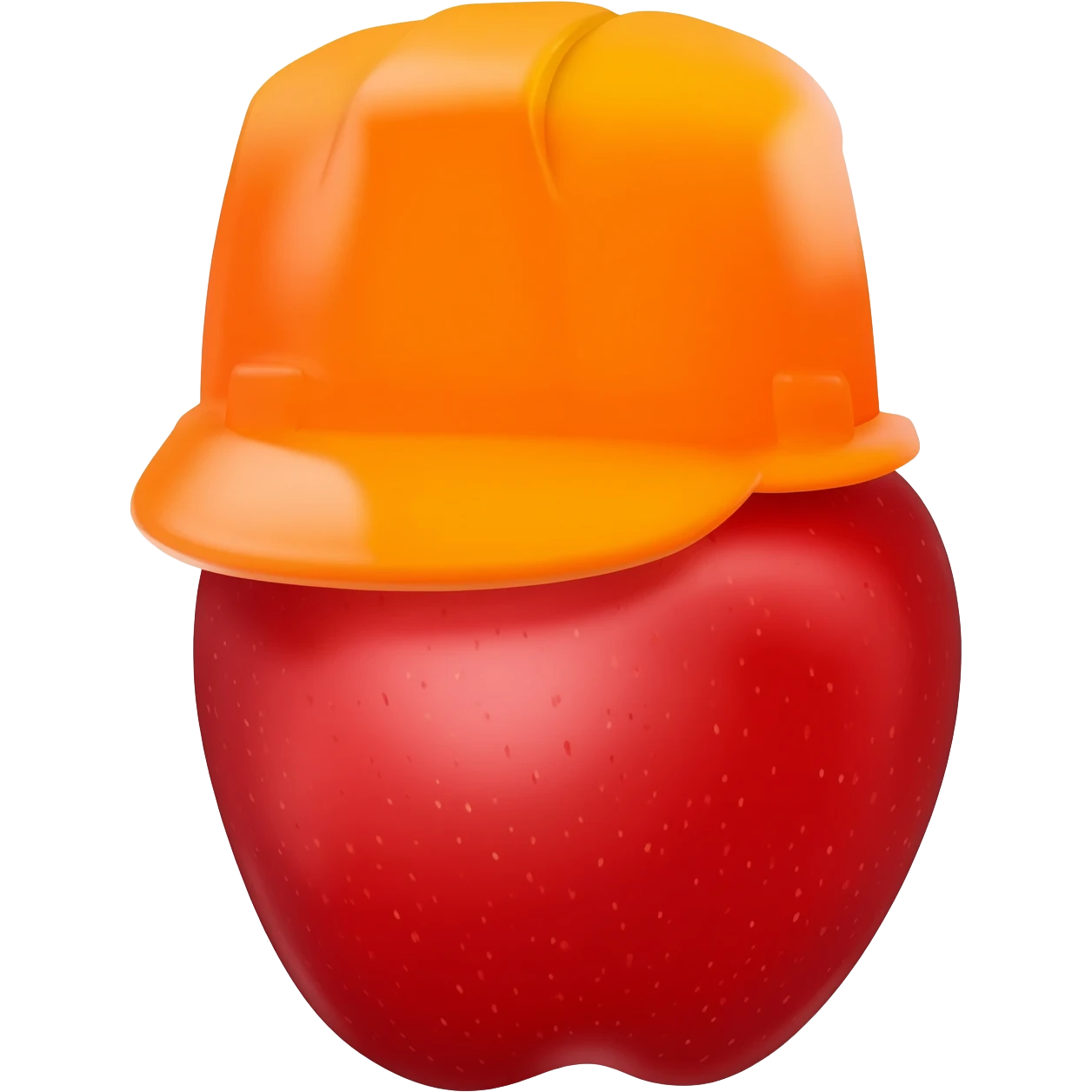 manzana enchilada con sombrero de gomita emoji