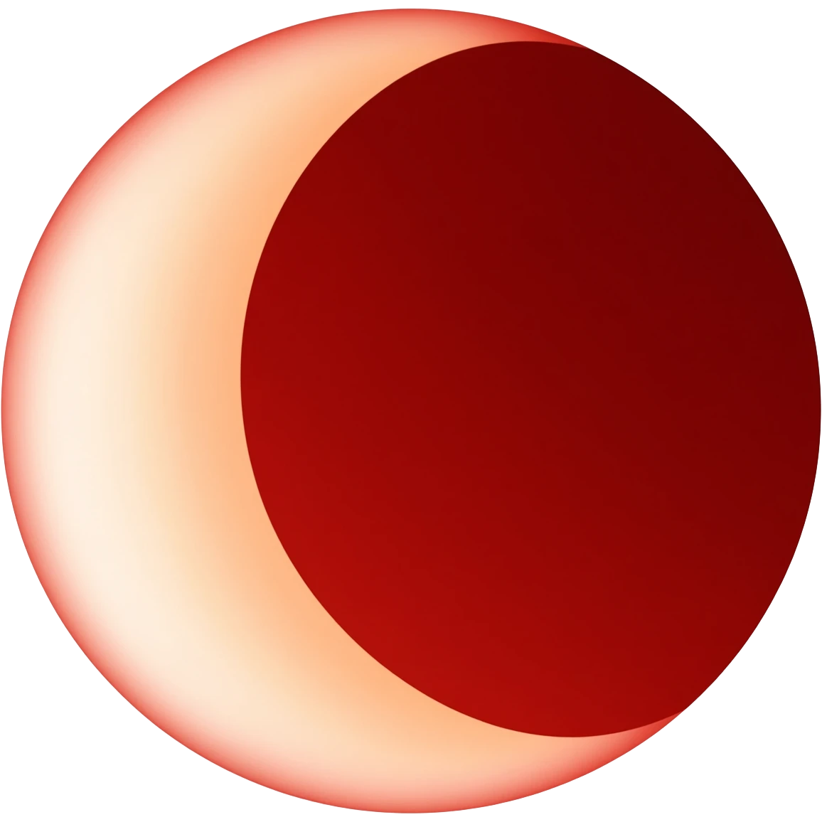 blood moon lunar eclipse emoji
