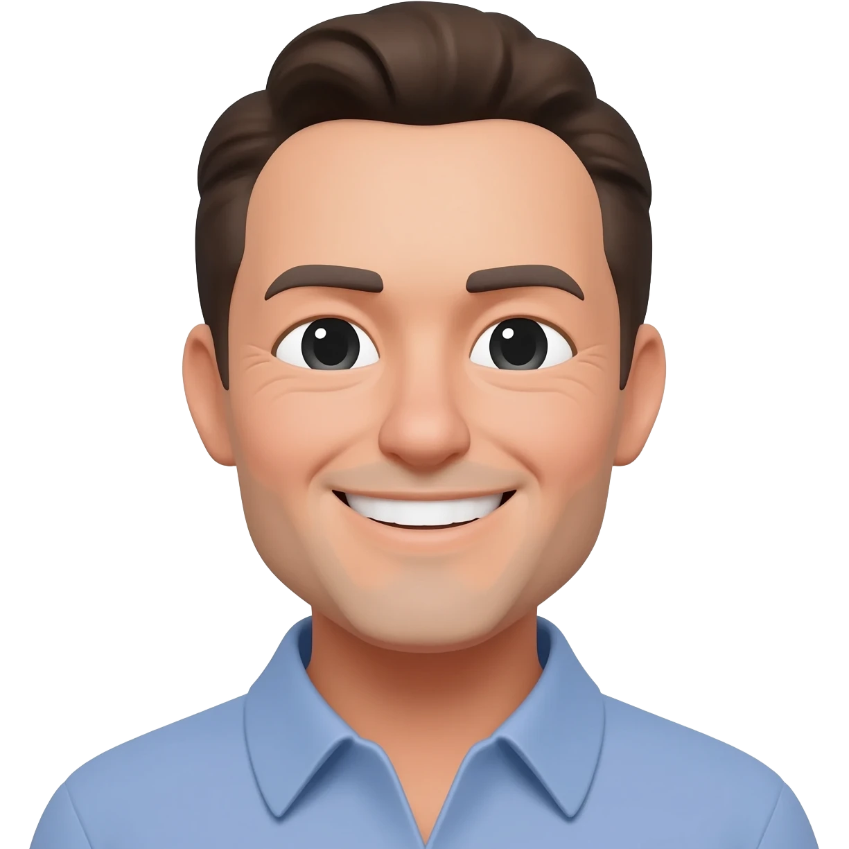 Saçını kulaginin arkasına sikistiran gulumseyen emoji emoji