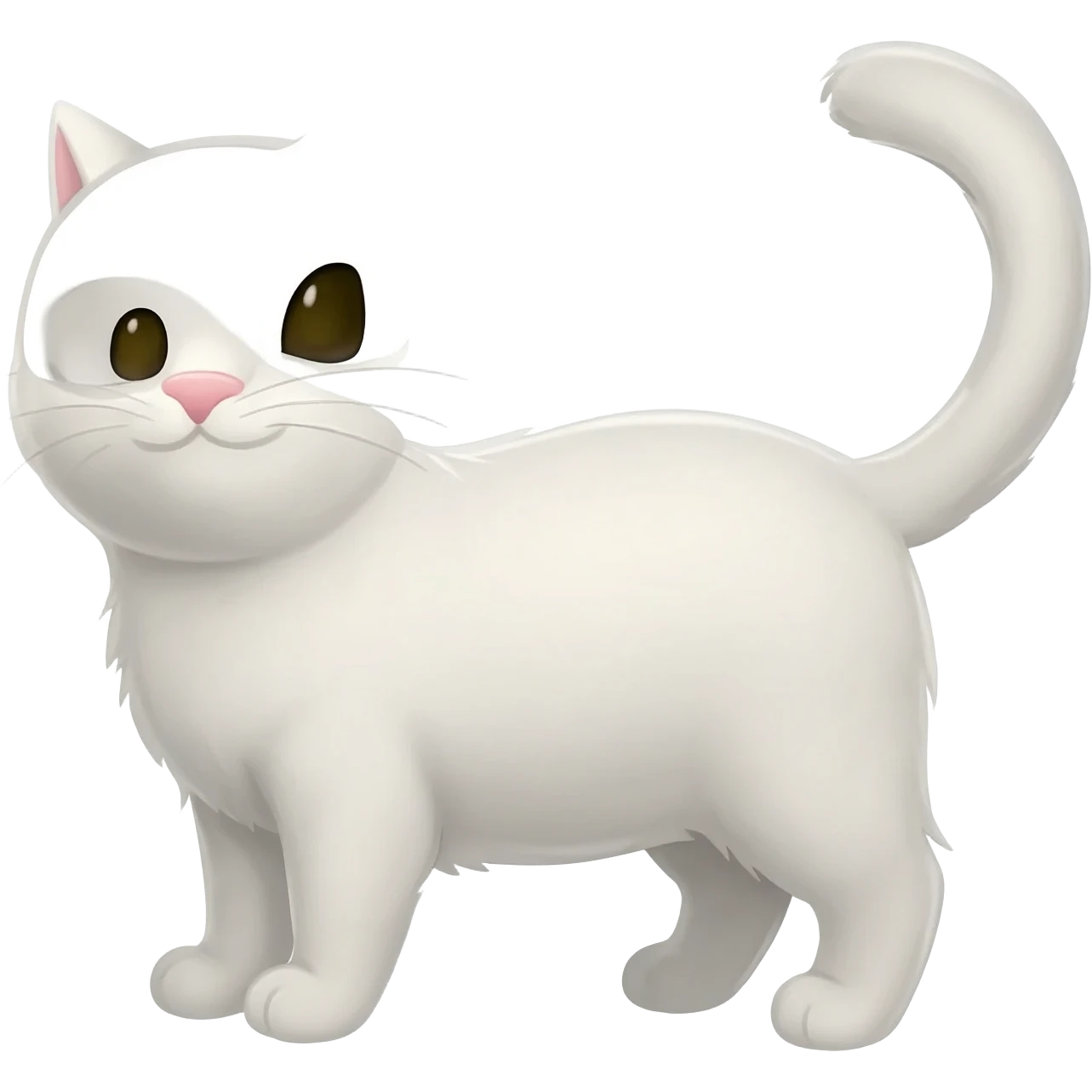 White cat emoji