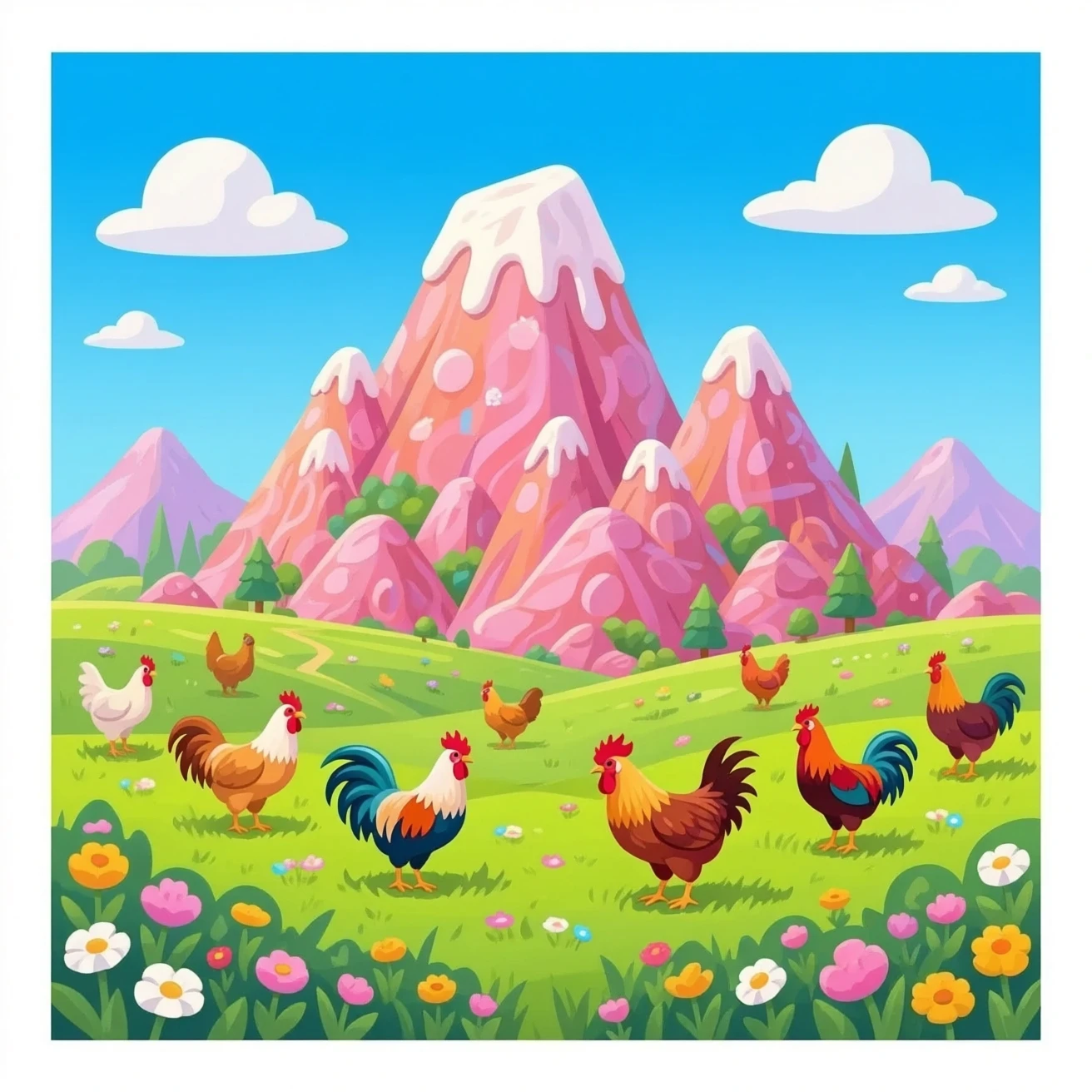 in: Locations
Big Rock Candy Mountain chickens. emoji