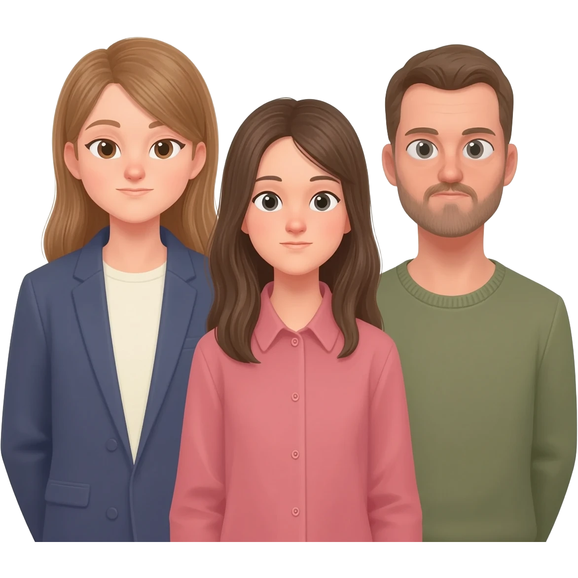 the ratio was three girls to every two men emoji