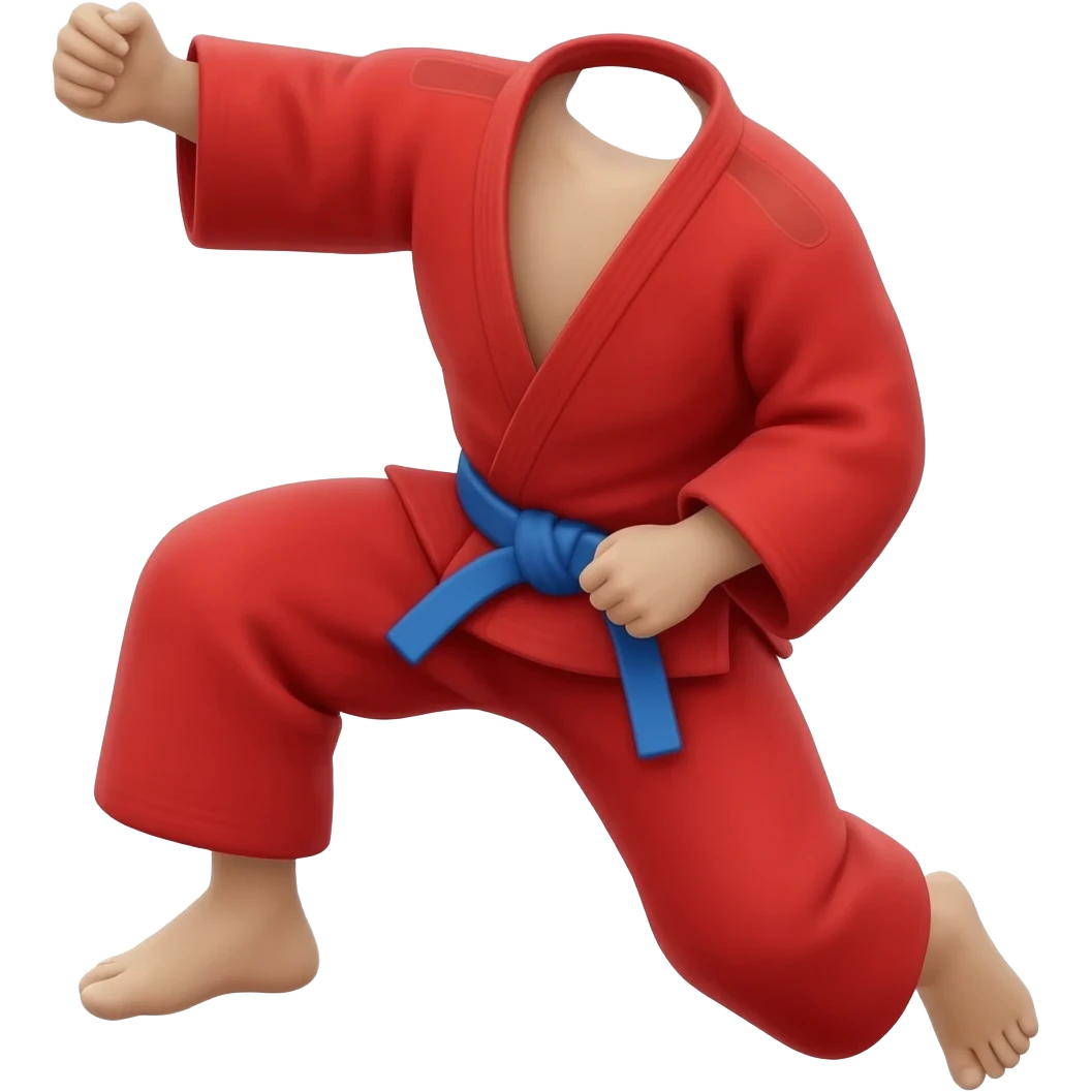 Judo sporunda uchi mata tekniği emoji