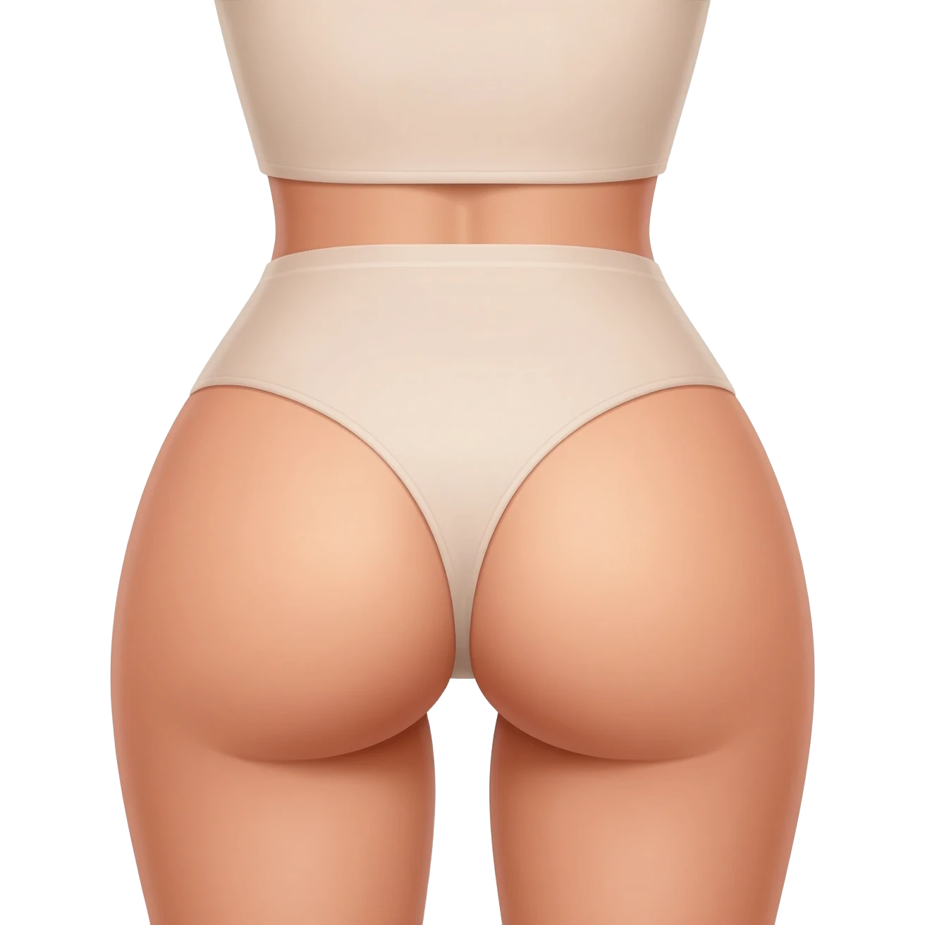 the naked bum cheeks of a woman emoji