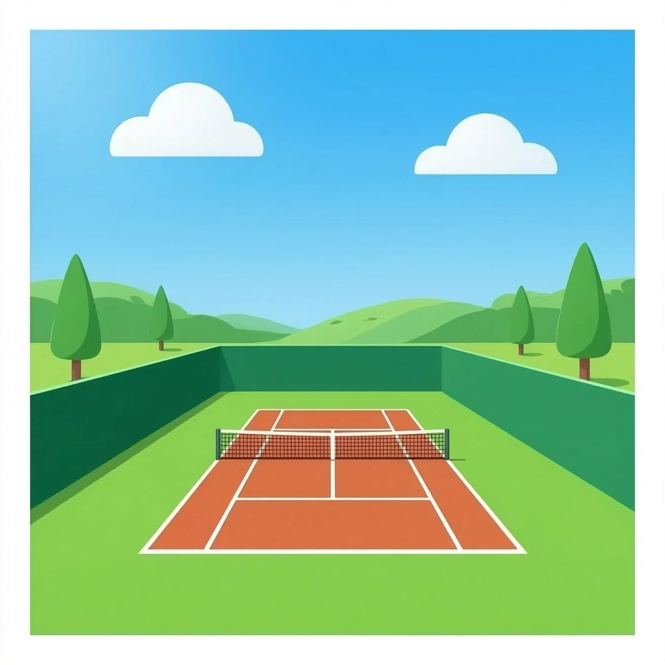 Tennis Court emoji