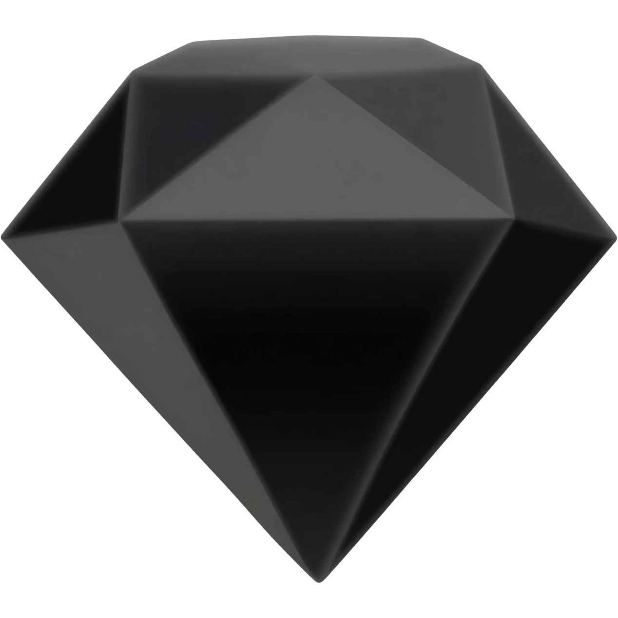 Diamante negro emoji emoji