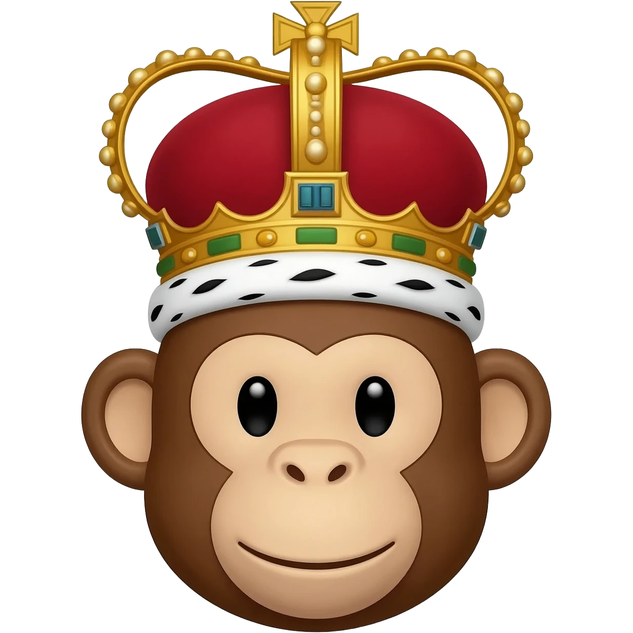 the duke is a monkey only with his head emoji