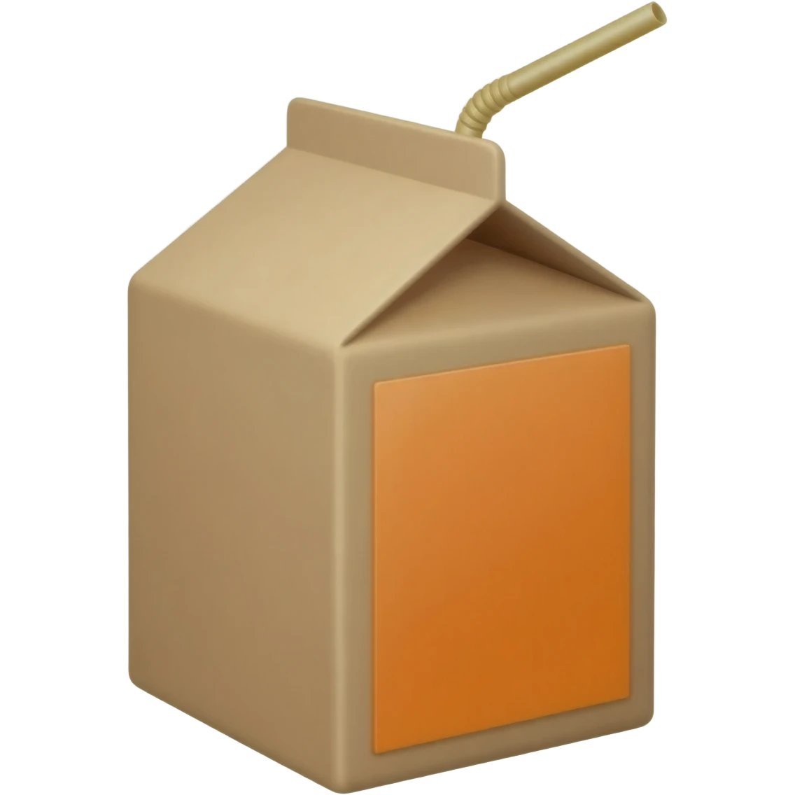 Mini straw Box juice emoji