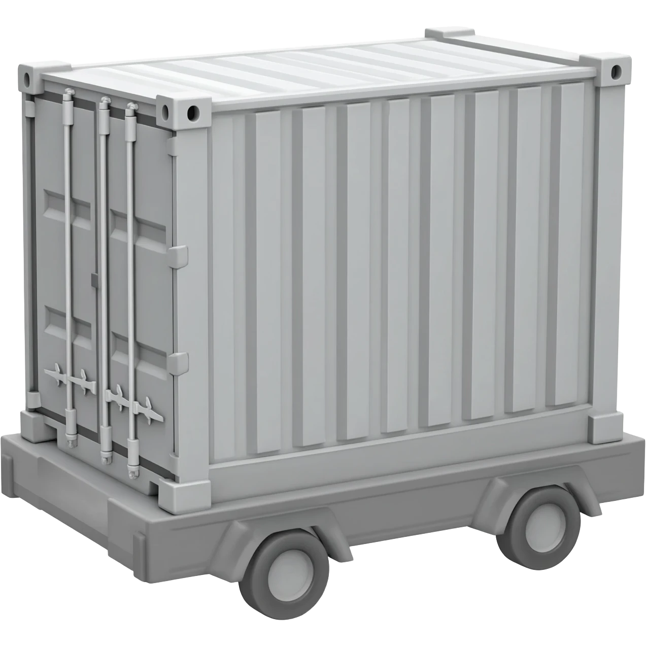 lateral monochromatic container carrier emoji