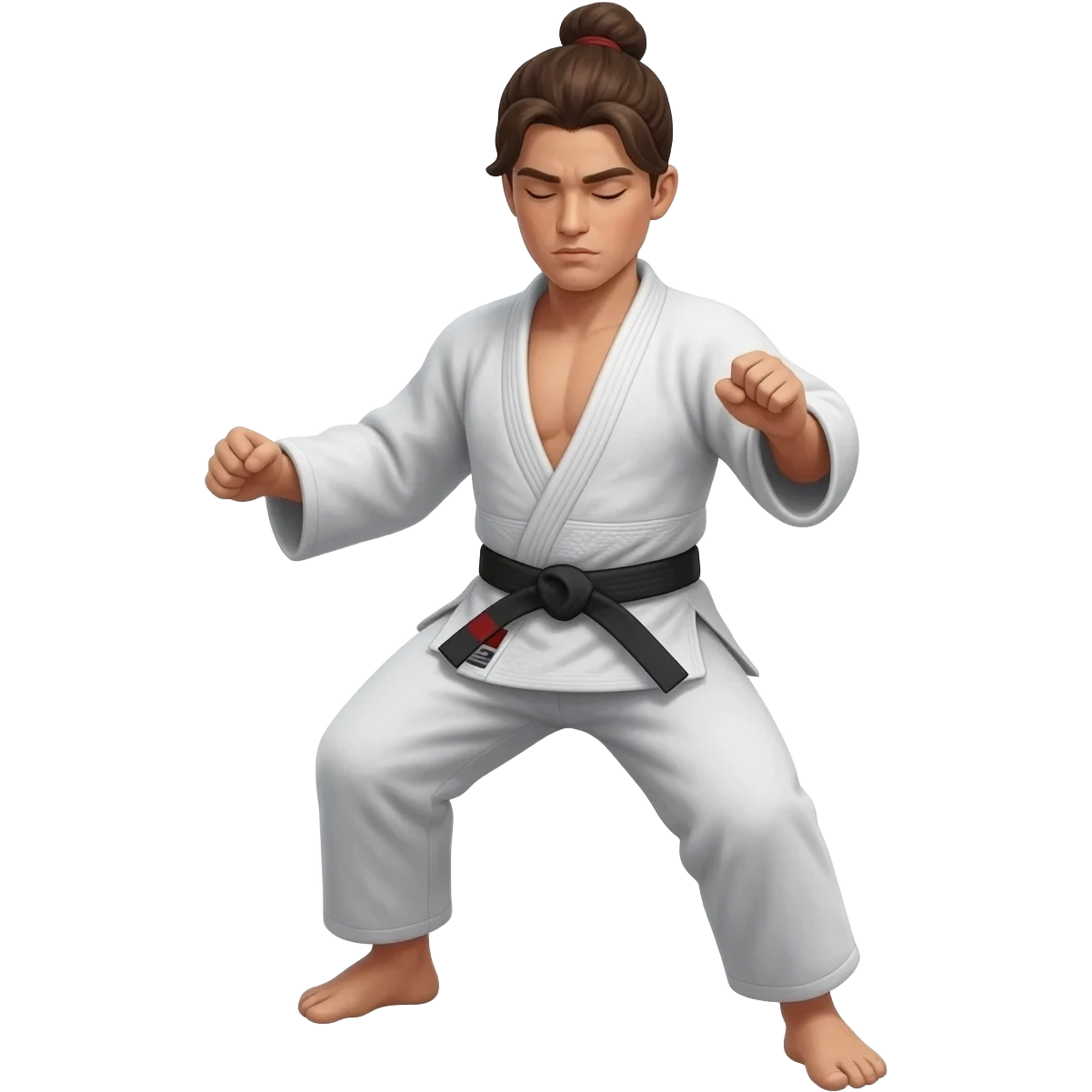 Judo sporunda uchi mata tekniği emoji