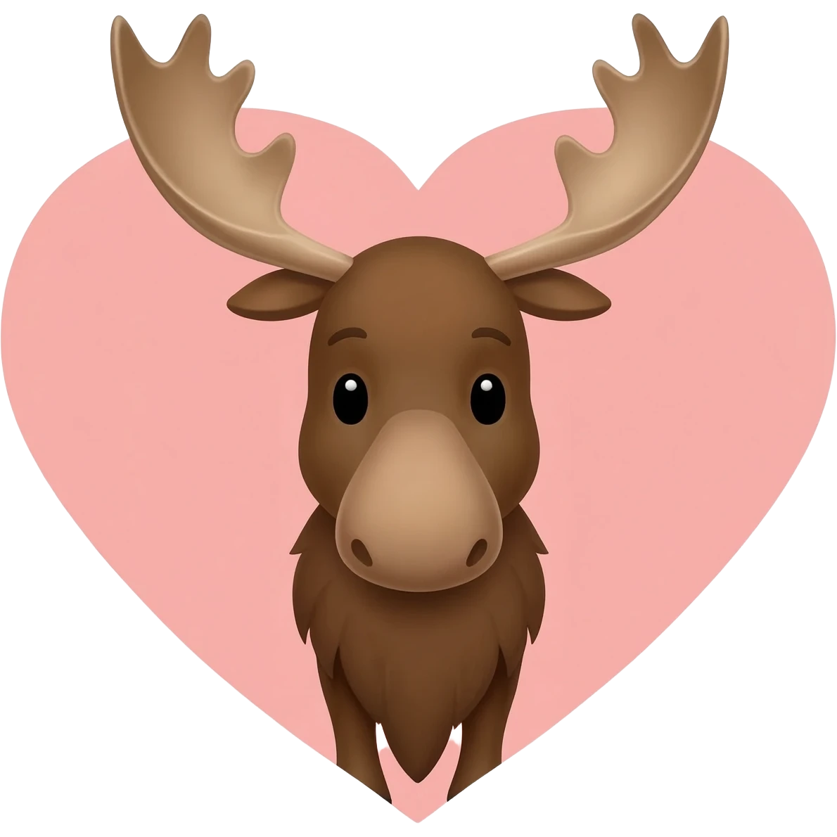 Moose with Heart emoji