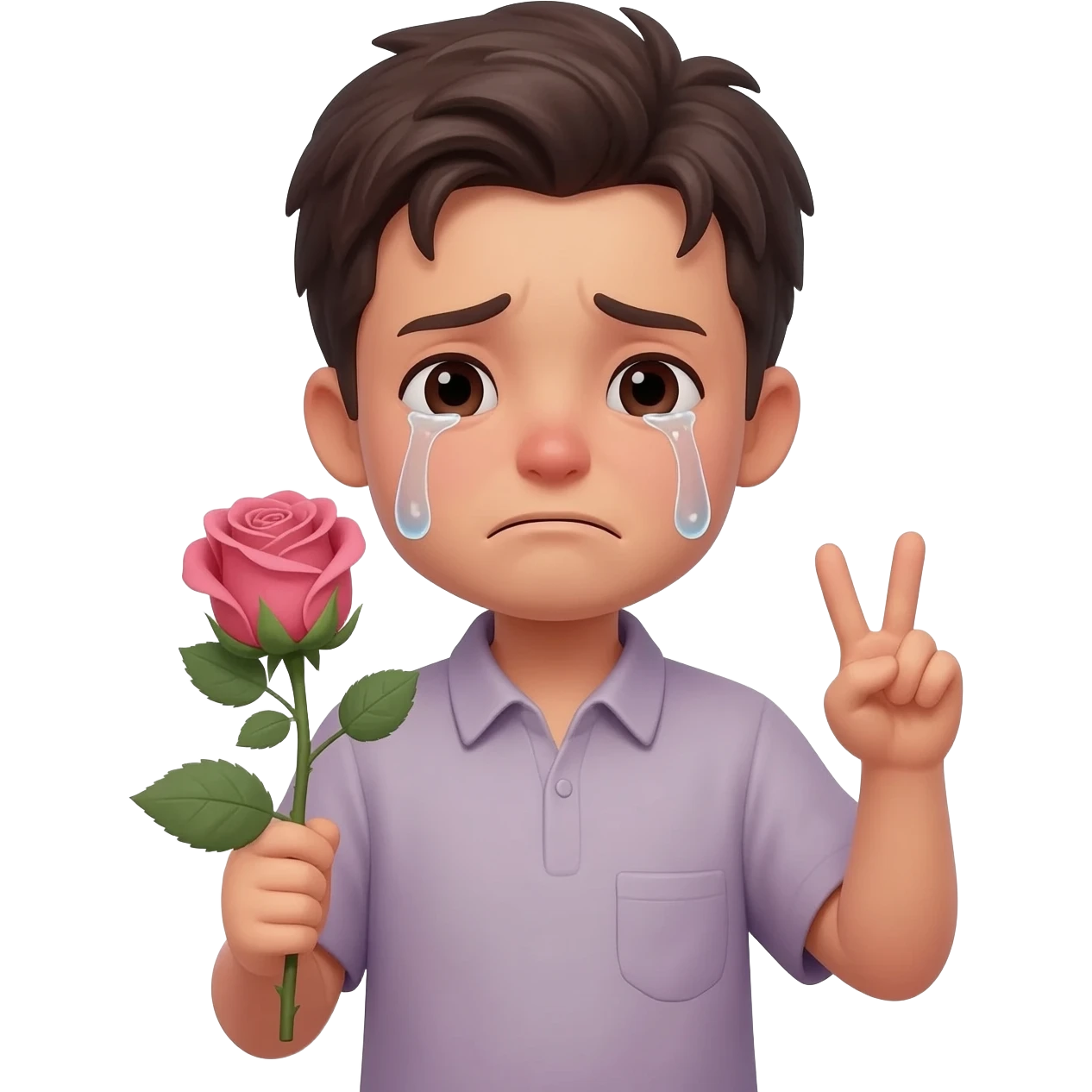 🥀✌️😭 emoji