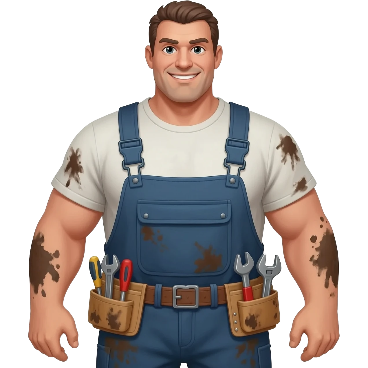 Fat mechanic emoji