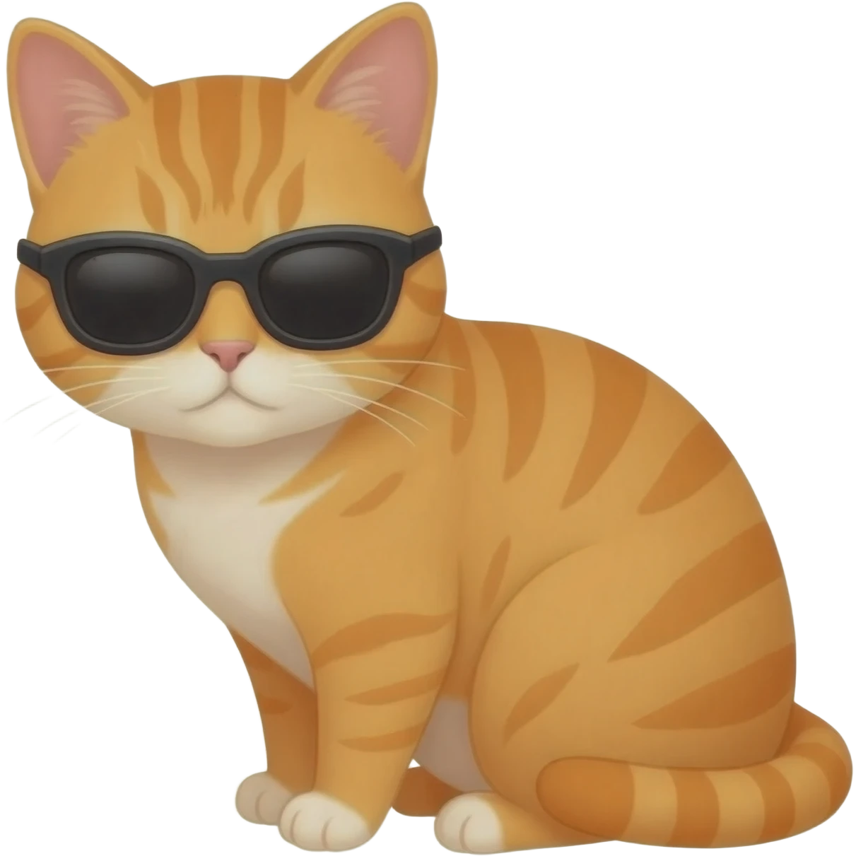 Cat wearing sunglasses emoji