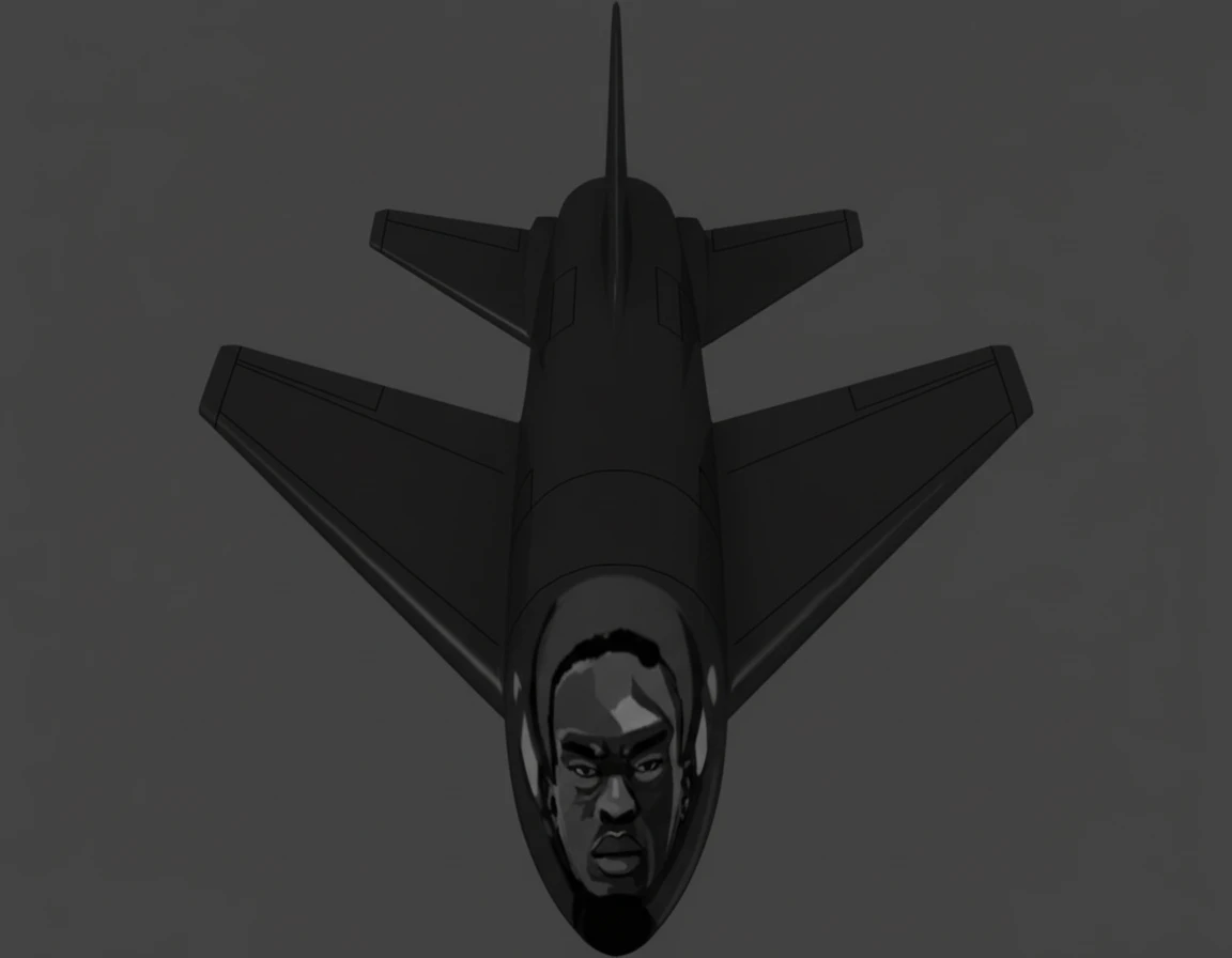 change the angle to be from top of the plane, 3d emoji