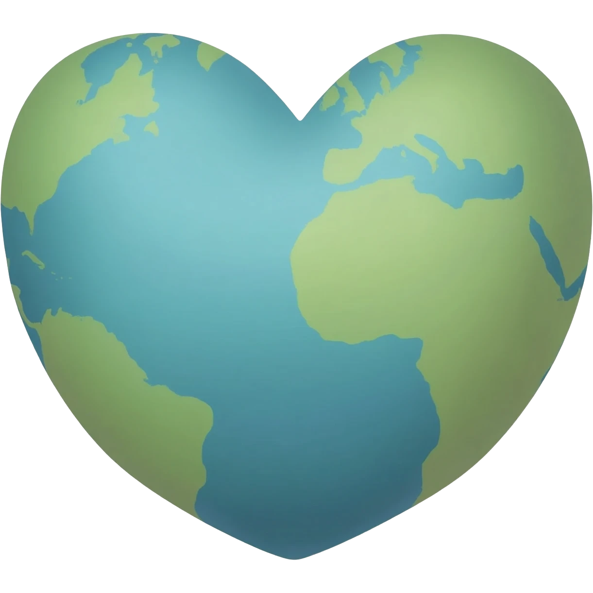 Earth tone hearts emoji