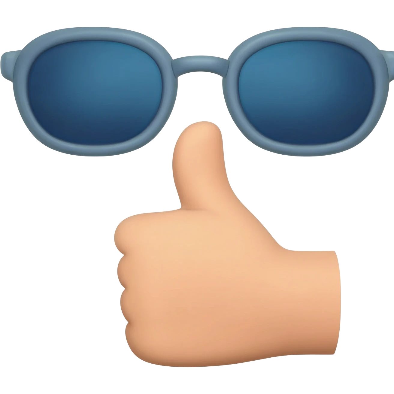 Sonnenbrille mit Daumen hoch emoji