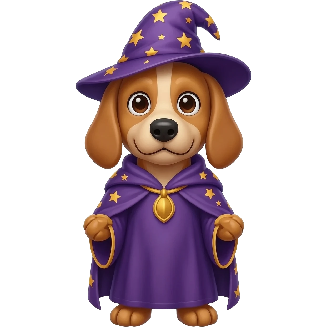 Dog wizard emoji