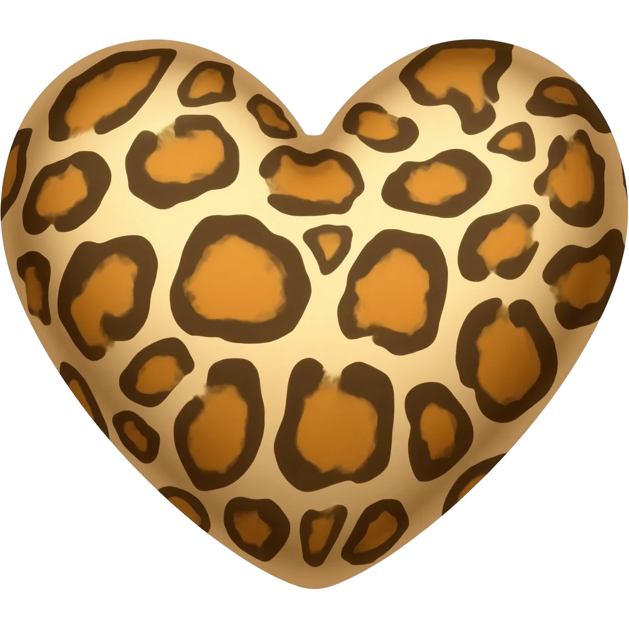 Leoparlı kalp emoji