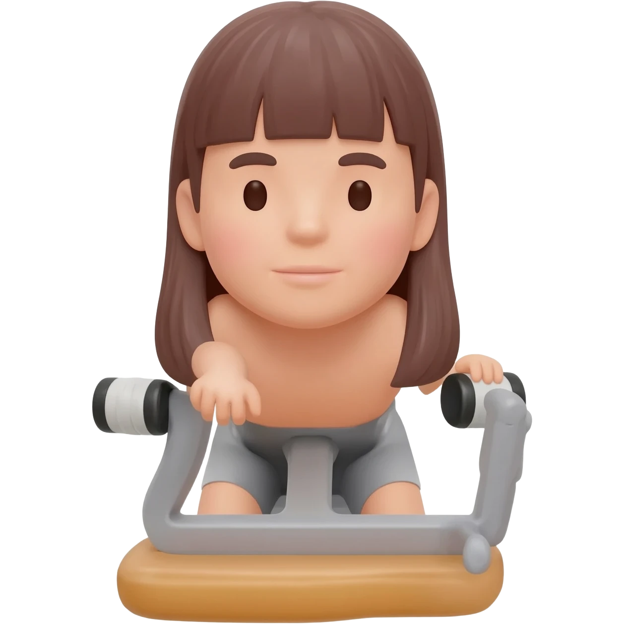 white gym trainer with gum sole emoji