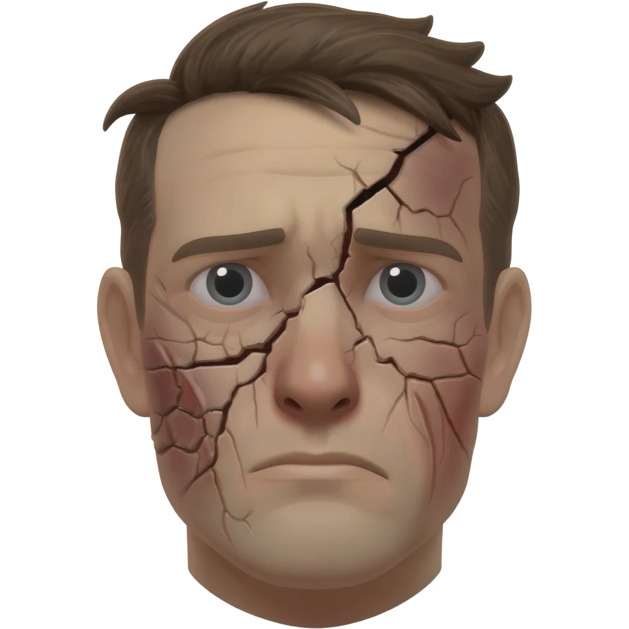 Cracking face emoji emoji