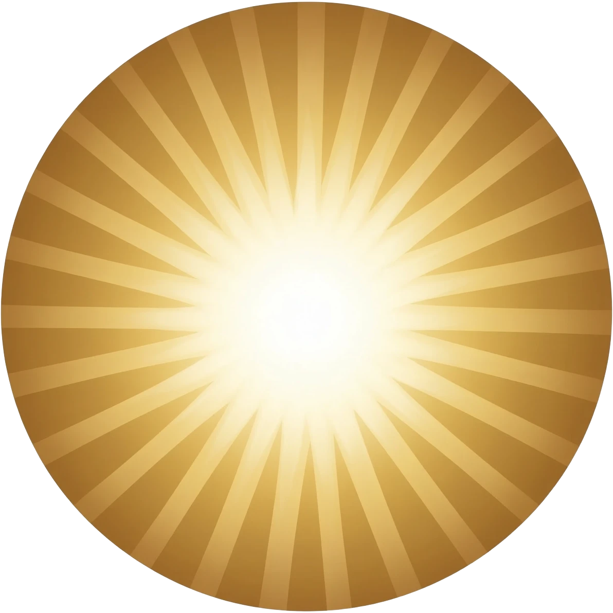 glowing rays of light emoji