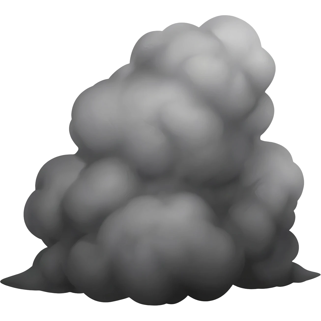 black smoke emoji