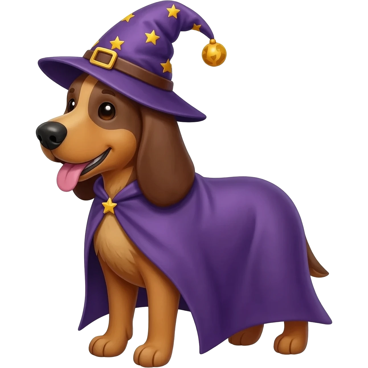 Dog wizard emoji