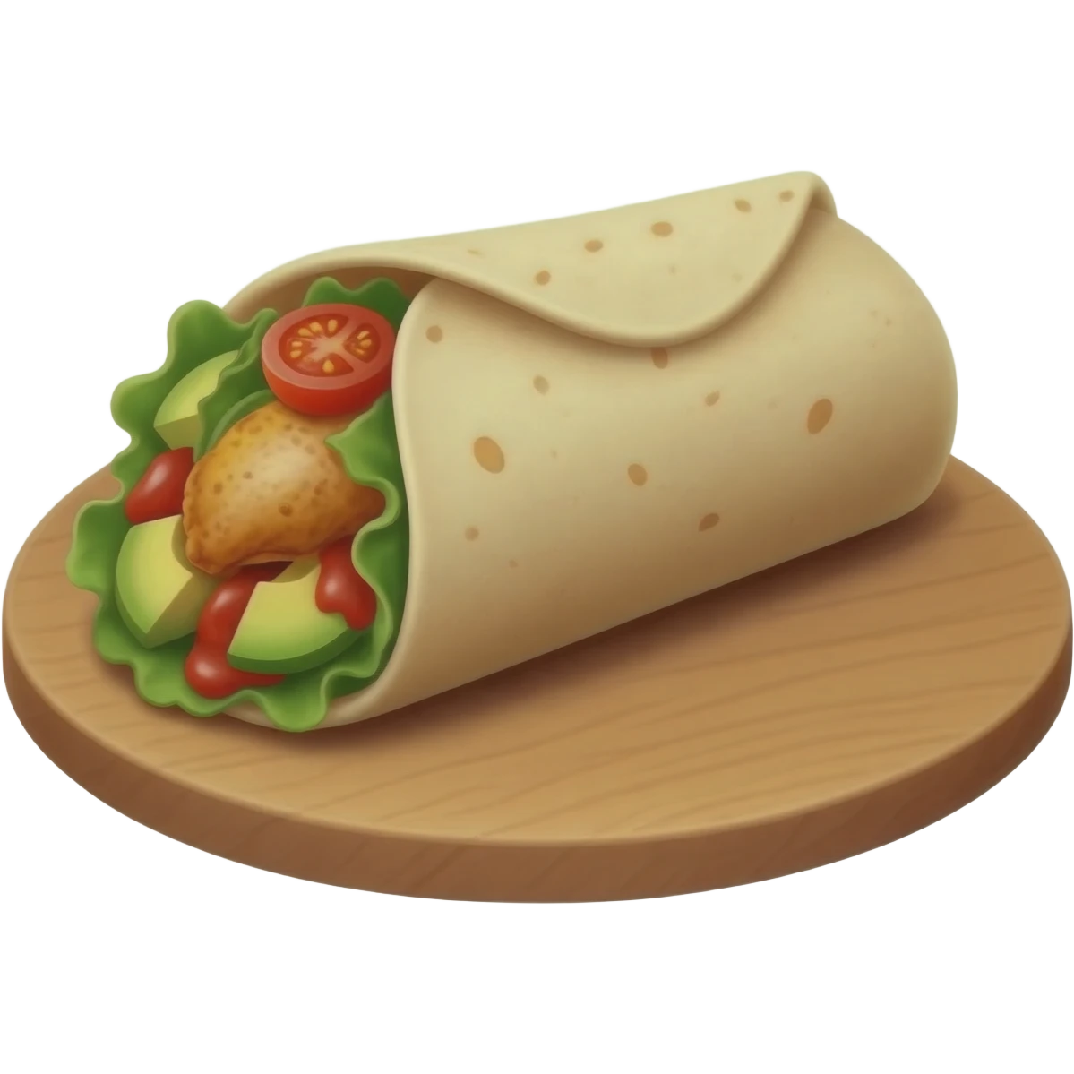 chicken burrito emoji