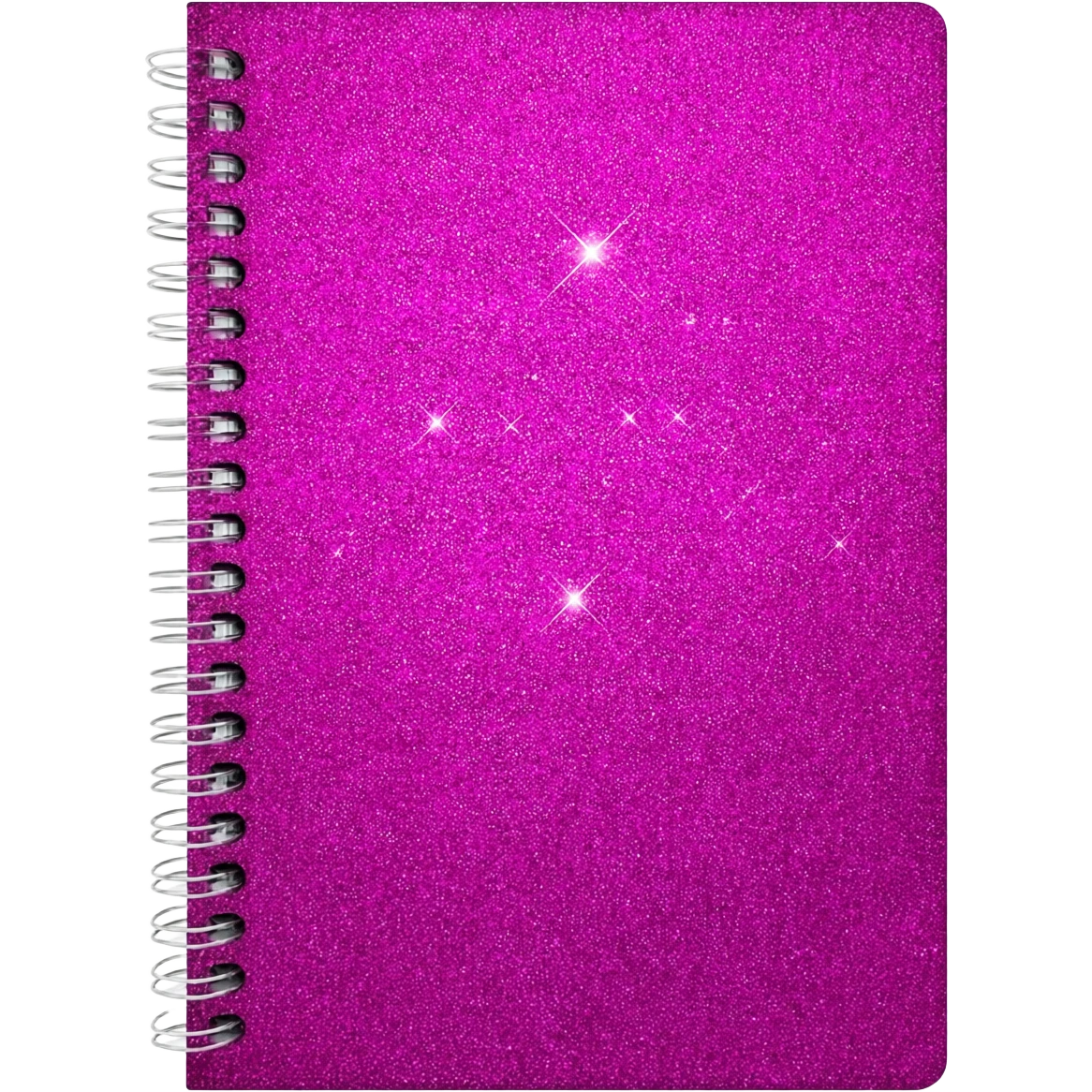 notebooks fuchia  glittery sparkle mathematical equation emoji