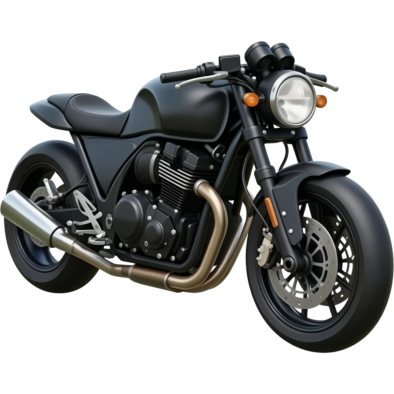 black motor bike emoji