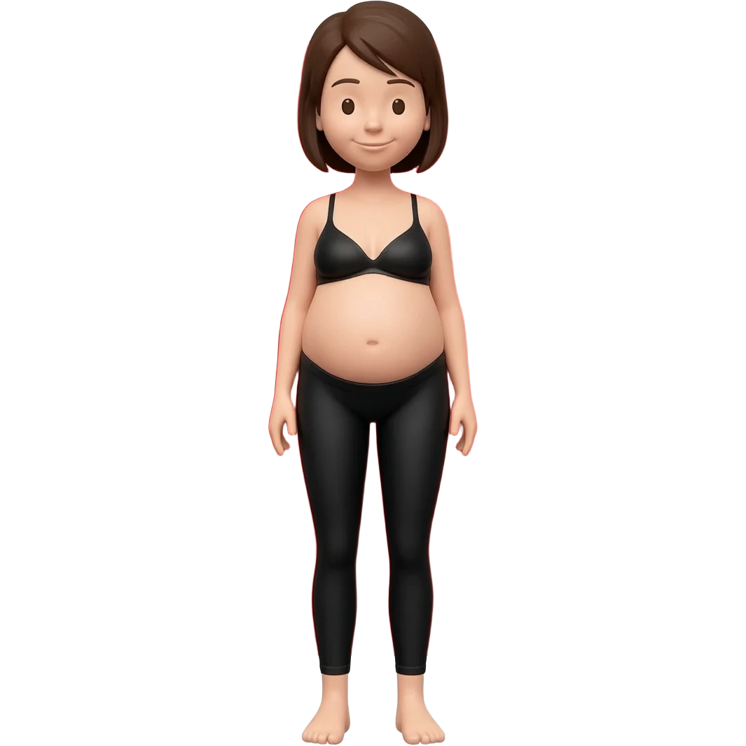 lego 
legging brassière noir gonflé ventre femme emoji