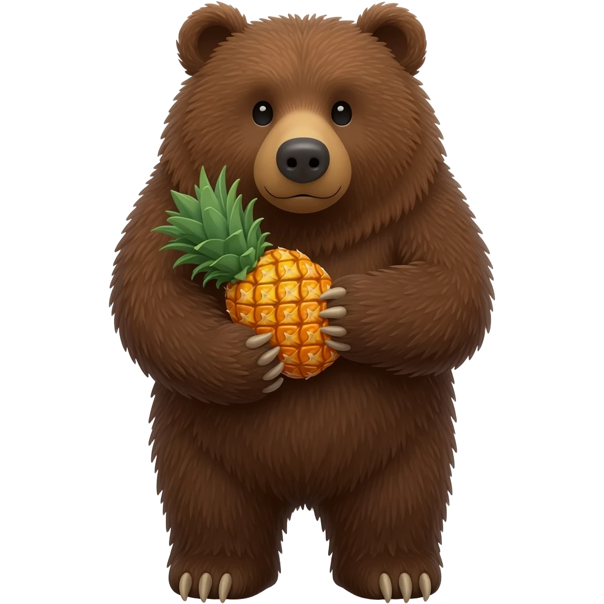 BEar holding pineapple emoji