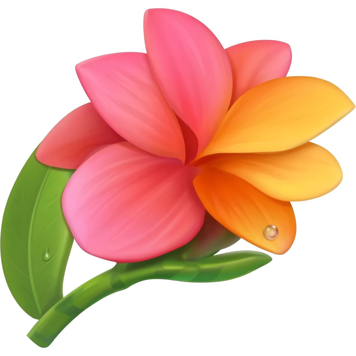 Tropical flower emoji