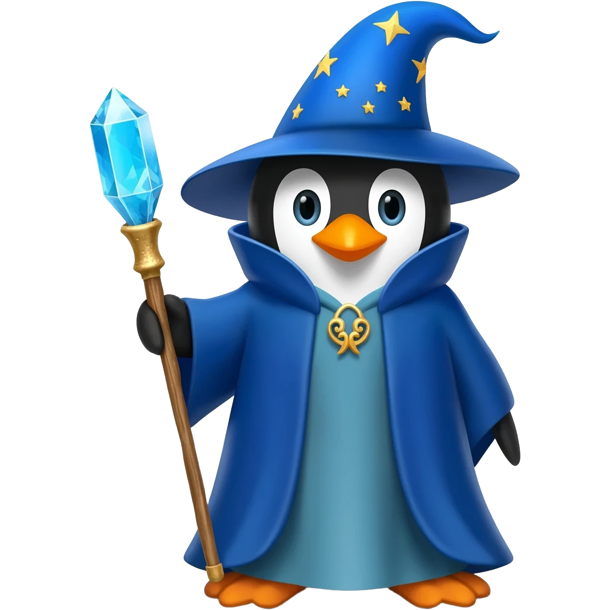 Penguin Wizard emoji