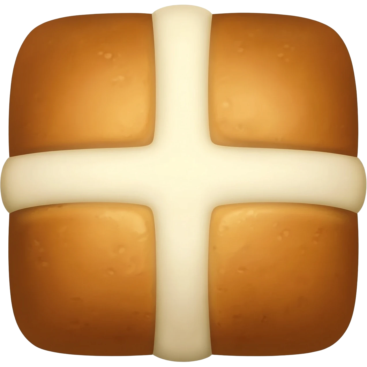 square hot cross bun emoji