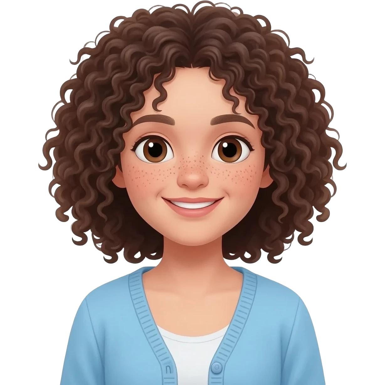 cute, girl, cur hair emoji