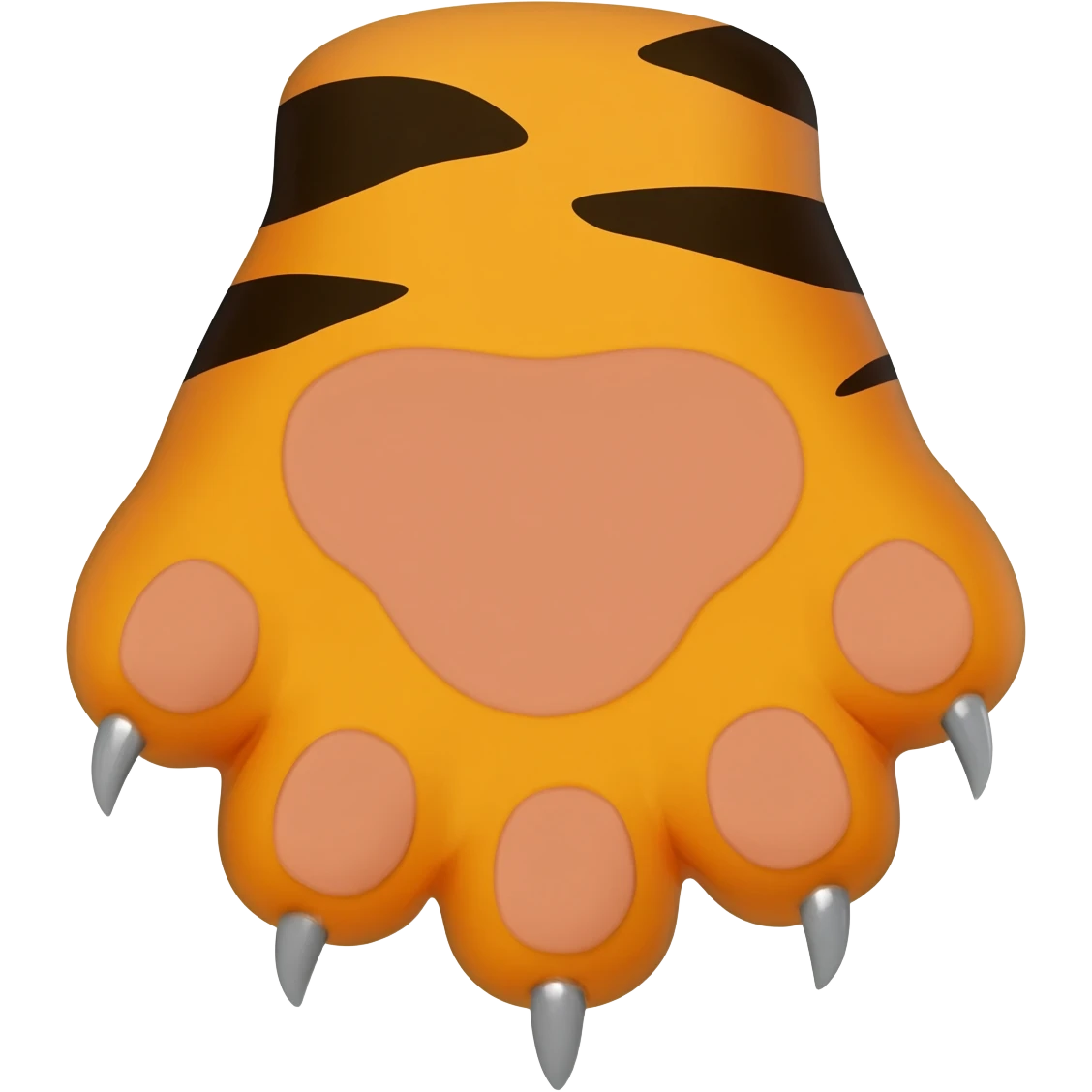 Tiger paw emoji emoji